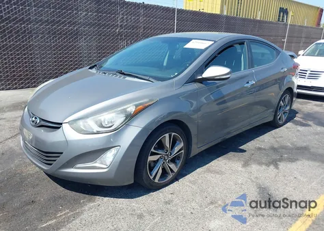 2014 Hyundai Elantra Limited из США, поврежденный, VIN 5NPDH4AE1EH526191